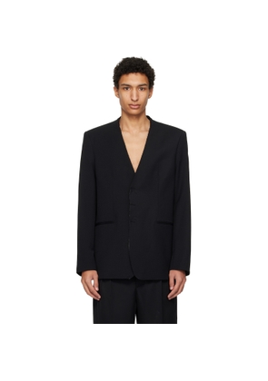 MM6 Maison Margiela Black Wool Blazer