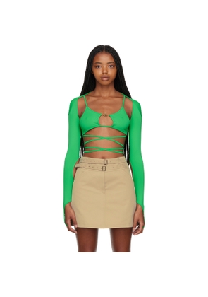 BONBOM Green Karina Long Sleeve T-Shirt