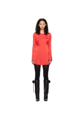 GUIZIO Red Lleo Mini Dress