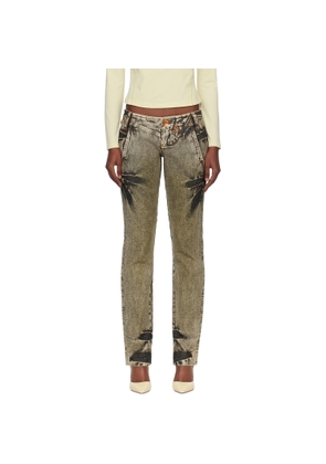 Miss Sixty Green KNWLS Edition Tie-Dye Jeans