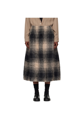 NEEDLES Gray Balloon Midi Skirt