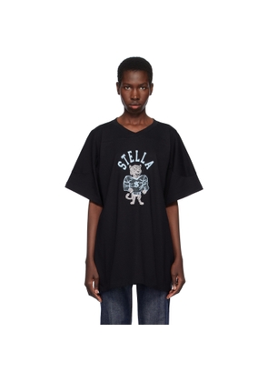Stella McCartney Black Leopard Mascot T-shirt