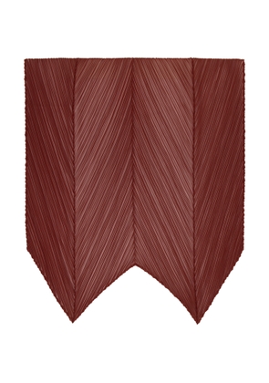 PLEATS PLEASE ISSEY MIYAKE Burgundy Monthly Colors October Scarf