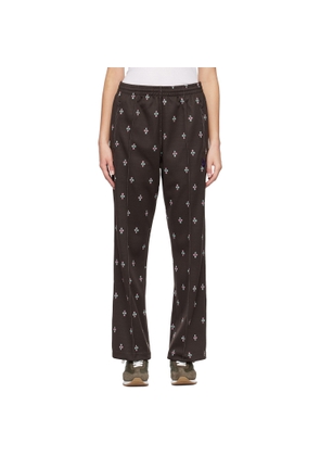 NEEDLES Brown Poly Jacquard Lounge Pants