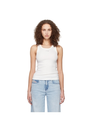 Diesel White T-Anki-Od Tank Top
