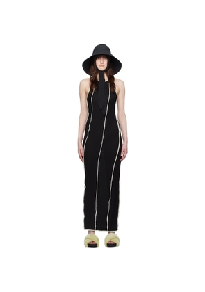 Nanushka Black Wanda Maxi Dress