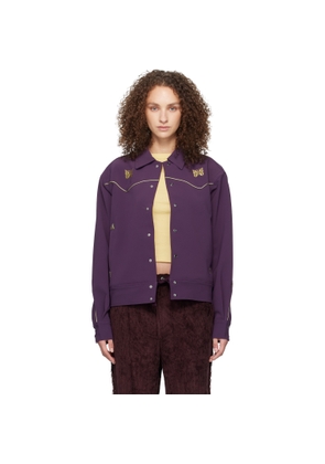 NEEDLES Purple Piping Cowboy Jacket