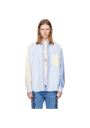 Isabel Marant Blue & Yellow Nathael Shirt