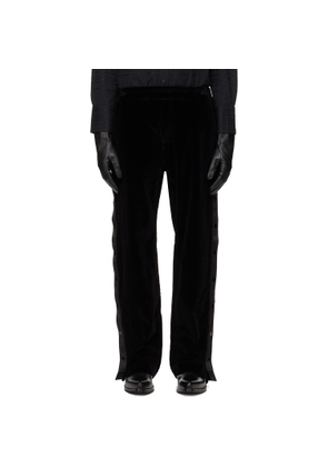 Ernest W. Baker Black Warm-Up Trousers
