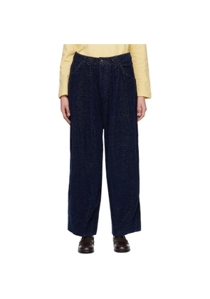 NEEDLES Navy H.D. Trousers