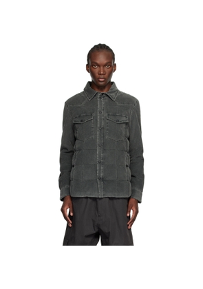 Moncler Grenoble Gray Gelt Down Jacket