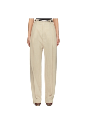 WARDROBE.NYC Black Light Mid Rise Trousers