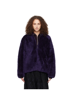 NEEDLES Purple Fleece Jacket
