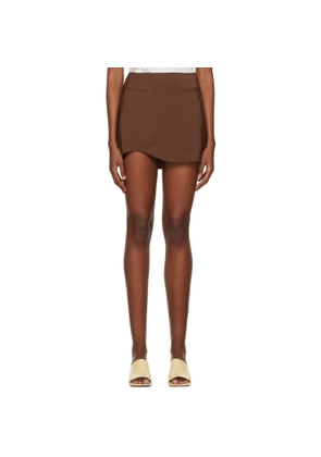 Anna October Brown Anais Miniskirt