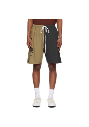 SC103 Khaki & Black Gift Shorts
