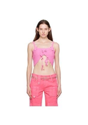 Blumarine Pink Flower Camisole
