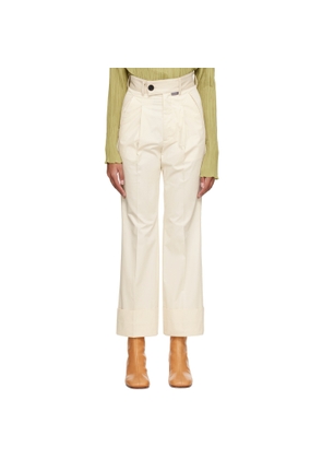 Oct31 Off-White Turnup Trousers