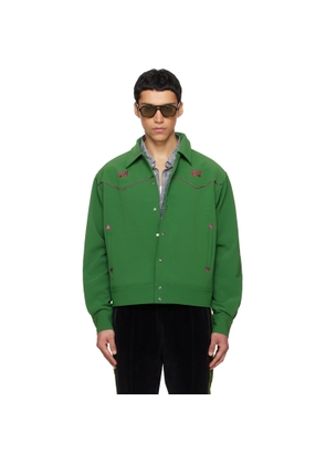 NEEDLES Green Piping Cowboy Jacket