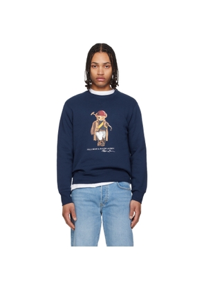 Polo Ralph Lauren Navy Polo Bear Fleece Sweatshirt