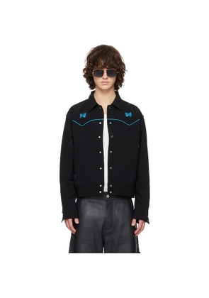 NEEDLES Black Piping Cowboy Jacket
