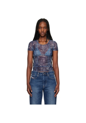 Diesel Blue Kasia-Dnm T-shirt