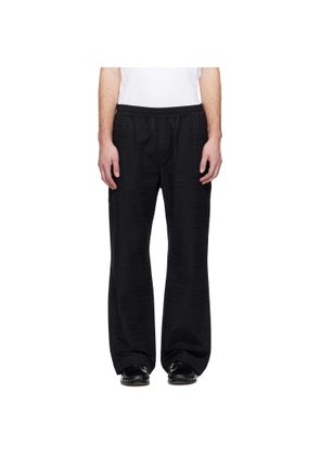 Ernest W. Baker Black Straight Fit Track Pants
