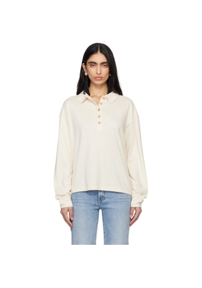 KHAITE Off-White Faithful Polo