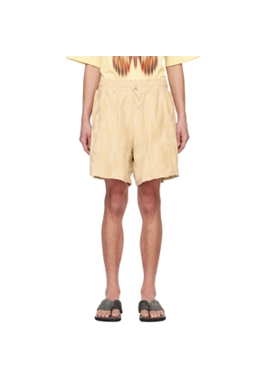 Bonsai Beige Branding Shorts