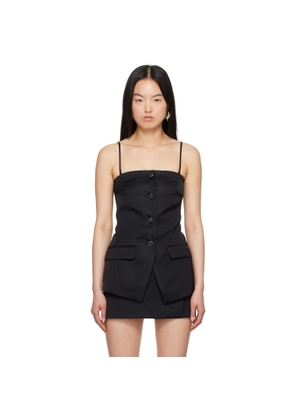 Nanushka Black Alessa Vest