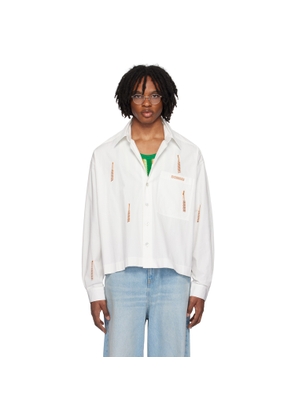 Bonsai White Beaded Shirt