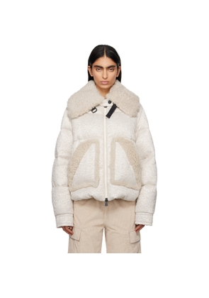Moncler Grenoble Beige Stowe Down Jacket