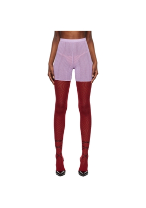Marco Rambaldi Purple Elasticized Shorts