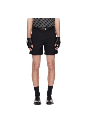 Ernest W. Baker Black Tailored Shorts