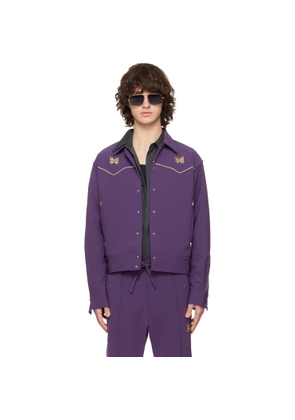 NEEDLES Purple Piping Cowboy Jacket