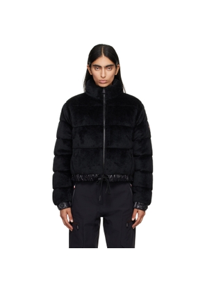 Moncler Grenoble Black Ayse Faux-Fur Down Jacket