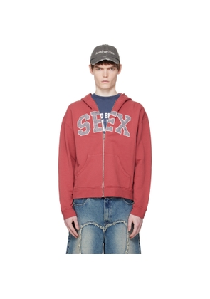 Carne Bollente Red 'Zipcode: Desire' Hoodie