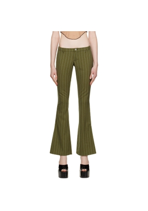 Miaou Khaki Thea Trousers