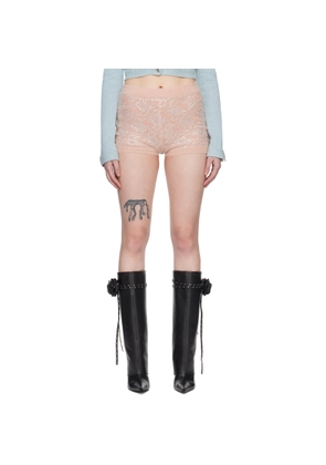 Blumarine Pink Monogram Shorts