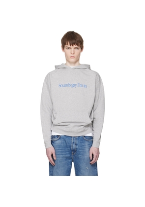 Carne Bollente Gray Sadao Hasegawa 'Echoes of Eros' Hoodie