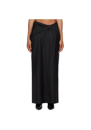 SRVC Black Staff Maxi Skirt