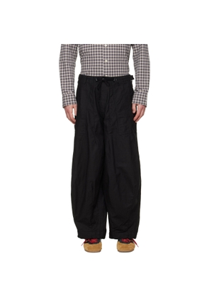 NEEDLES Black H.D. Fatigue Trousers