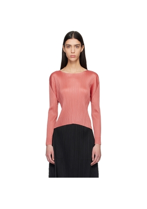 PLEATS PLEASE ISSEY MIYAKE Pink Monthly Colors October Top