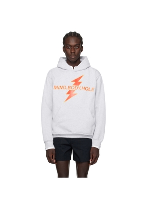 K.NGSLEY Gray 'MIND. BODY. HOLE' Hoodie