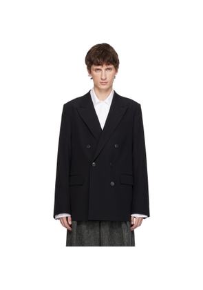 Dries Van Noten Black Wool Blazer