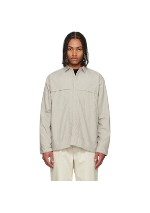 nanamica Beige Insulation Shirt Jacket
