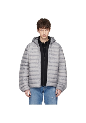 Canada Goose Gray 'Tonal Label' Stratus Down Jacket