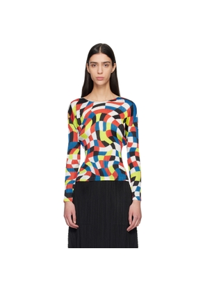 PLEATS PLEASE ISSEY MIYAKE Multicolor Dancing Square Top