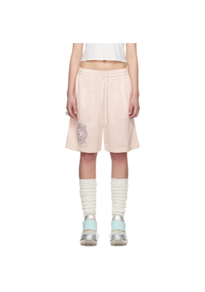 I'm Sorry by Petra Collins SSENSE Exclusive Pink JennyFax Edition Gym Shorts