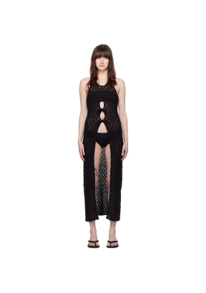 Holzweiler Black Wou Tape Maxi Dress