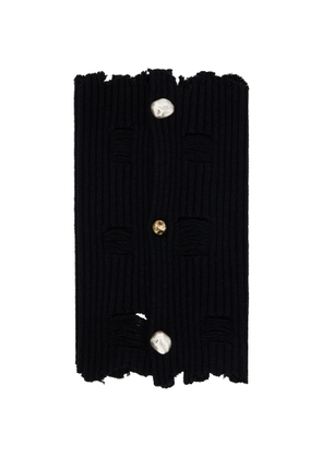 Andersson Bell Black Roghen Wool Tube Scarf